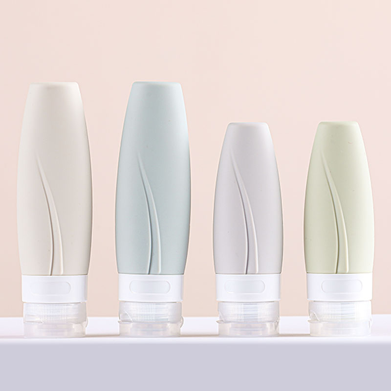 BPA Free Portable 60ml 90ml Leak Proof Squeeze Silicone Travel Bottle Tube Silicone Squeeze Bottle for Liquid Shampoo Lotion