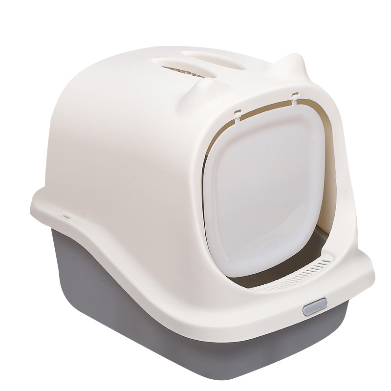 Taotaopets New Design Large Spare Plastic Cat Litter Box Enclosure Cat Toilet With Free Shovel