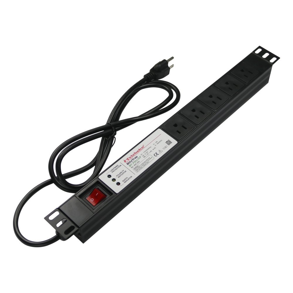 Устройство защиты от перенапряжения сетевой фильтр штекер 110 220v 5 розетки с фильтром для установки в стойку 19 "блок БРП, электрический разъем удлинителя доска