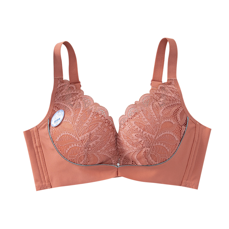 Drop shipping Five Colors Push-up Bra Wire Free Anti-magnetic Fashionable Lace Comfortable Cheap Bra