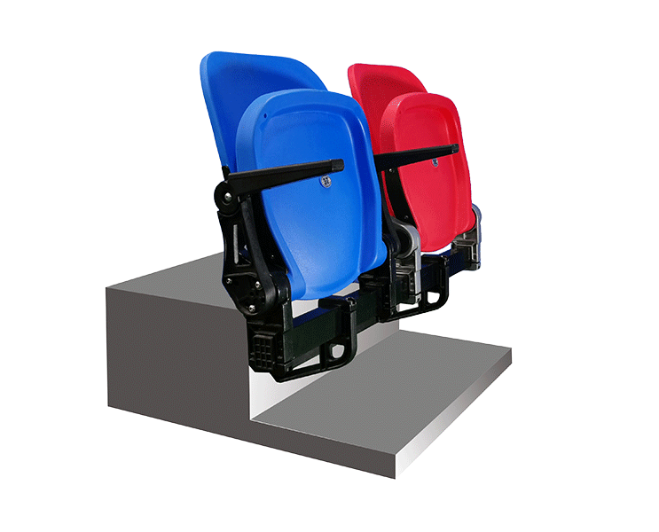 Foldable plastic stadium chair seat manufacturer of folding gym seating football