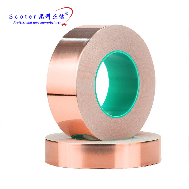 factory direct sales copper foil tape for stained glass 25mm copper tape