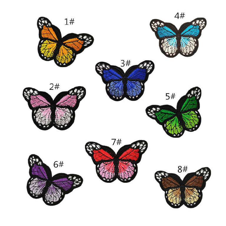 New Butterfly Series Embroidered Cloth Stickers | Patch Stickers