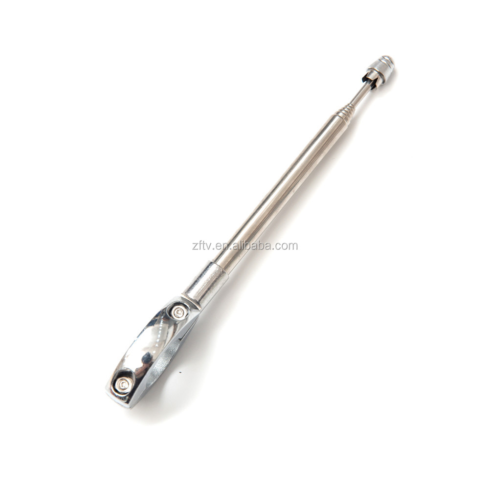 Custom Antena Radio De Auto Taxi Rod Fm HF Antenne Stainless Steel Rod Telescopic Radio Antenna For Two Way Radio