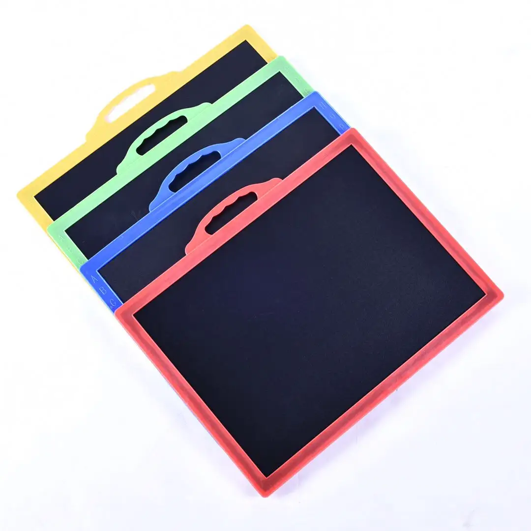 Plastic color frame portable density writing board MDF small blackboard children's writing and painting board