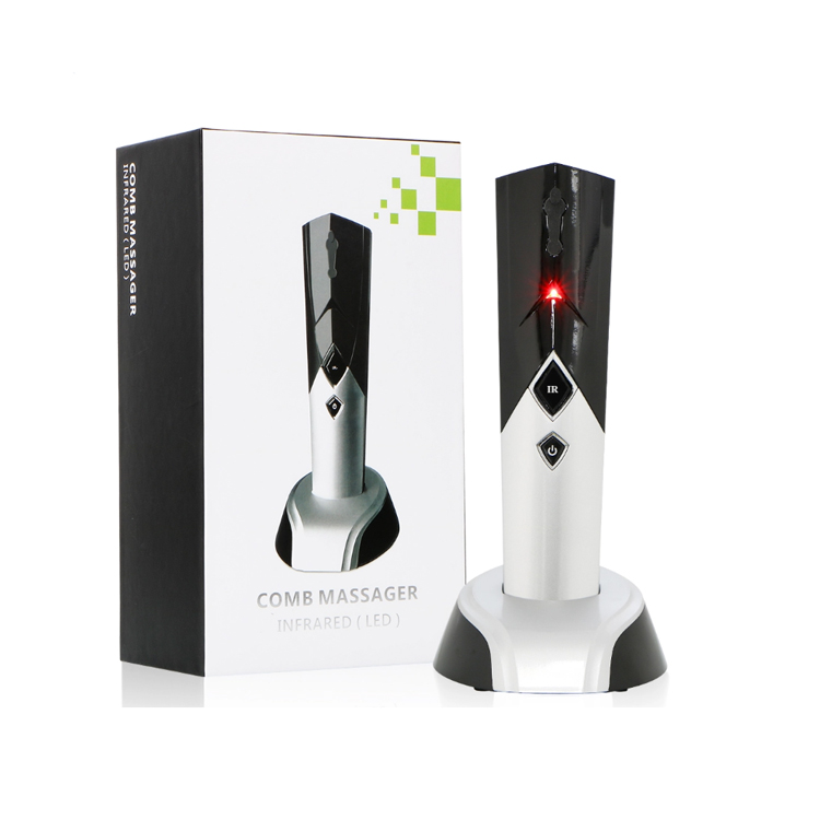 Hot Selling Electric Laser Comb Scalp Massage Rechargeable Scalp Massager Comb Laser Hair Growth Infrared Brush