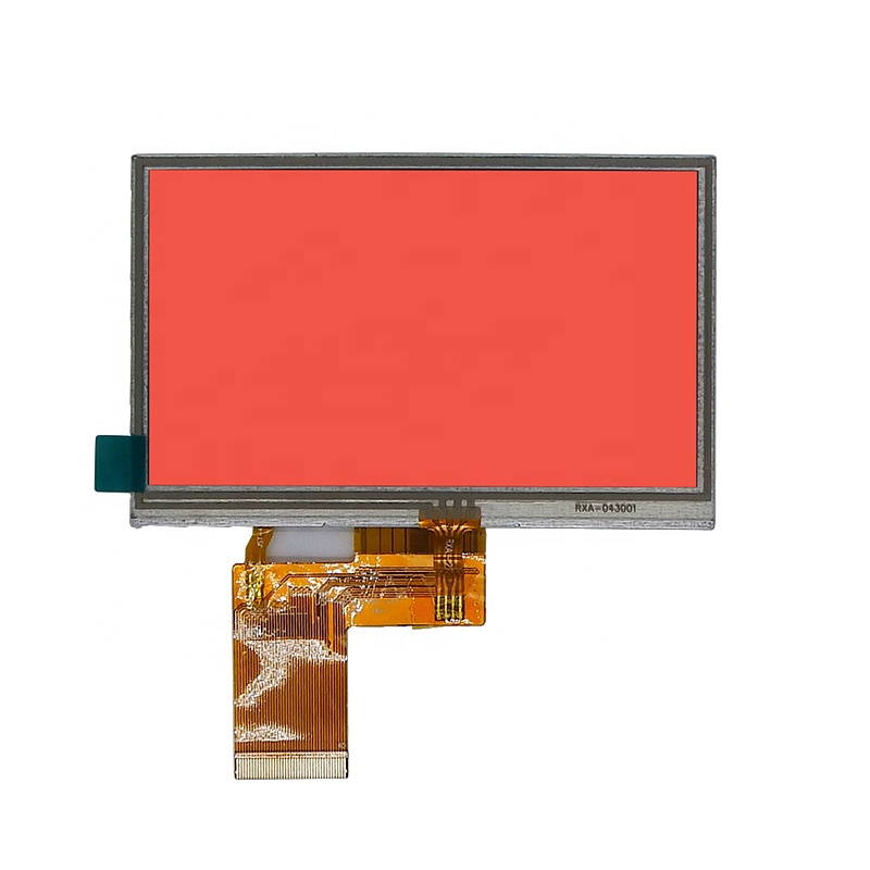 TCC(4802720J043P) 4,3 дюймов 480(RGB)x272 на тонкопленочных транзисторах на тонкоплёночных транзисторах модуль 40-контактный 24-битного параллельного ЖК-дисплей с сенсорным экраном