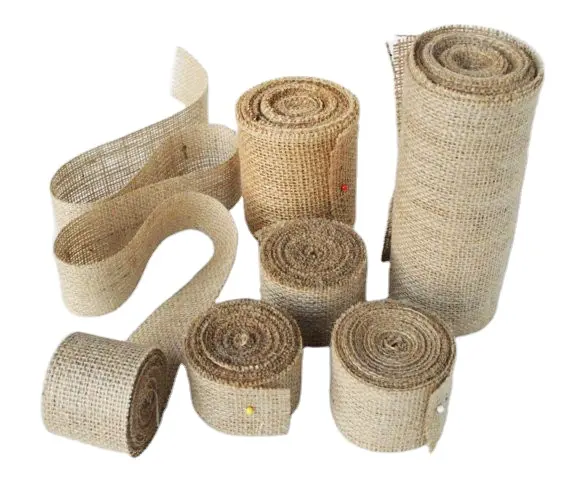 Best Sell Nature Jute Fabric Roll Customized Burlap Rolls For Decoration