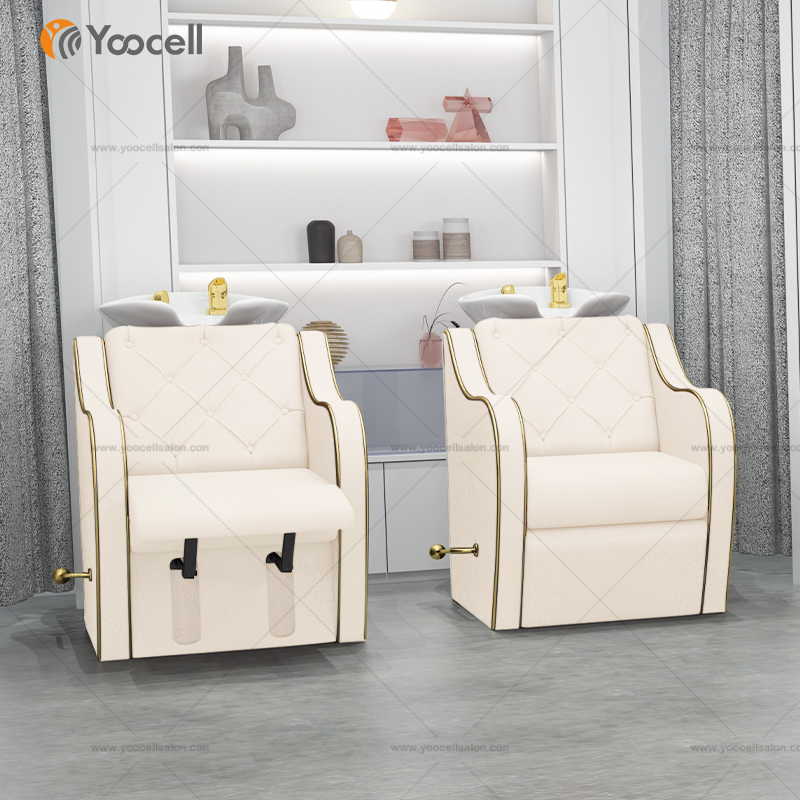 Yoocell новый дизайн, горячая Распродажа, крем с белым шампунем, умывальники, парикмахерское кресло для спинки, оборудование для салона красоты и спа-салона