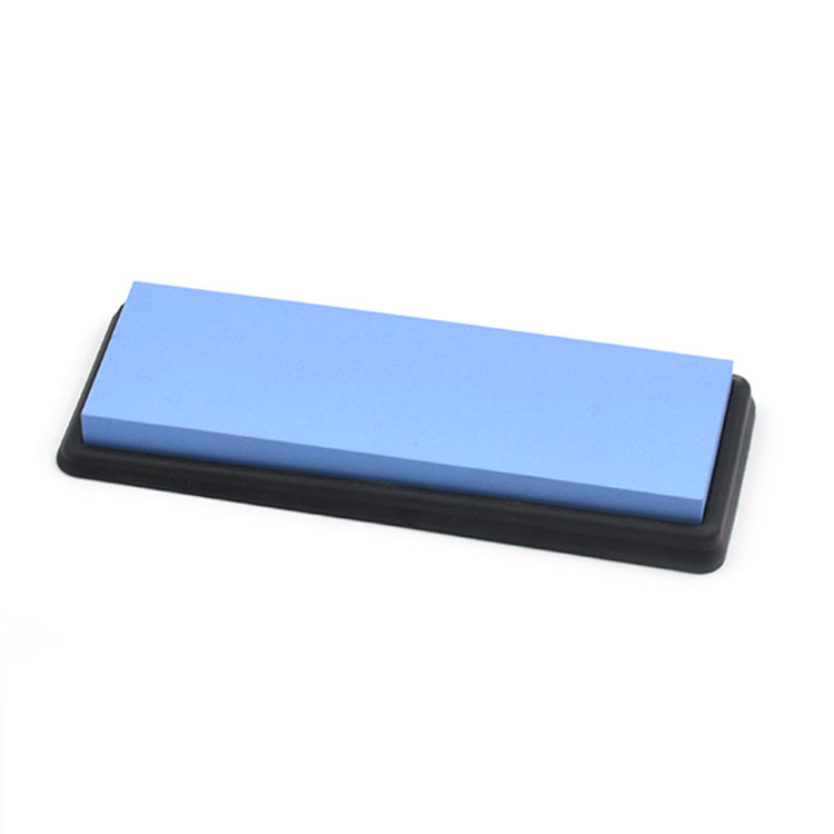 Knife Sharpening Stone 3000 Whetstone Sharpening Stone with Non-Slip Rubber Base for Kitchen