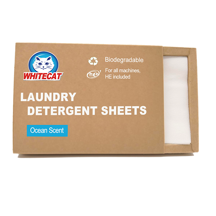 biodegradable sustainable laundry detergent strips eco-friendly laundry detergent sheet