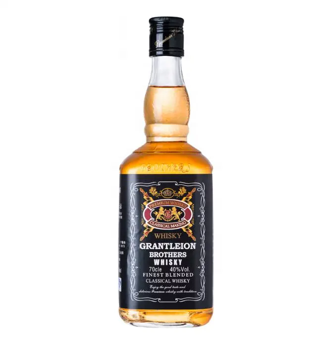 750ml  Square Vase Whisky  Premium Whisky  Private Label Whisky