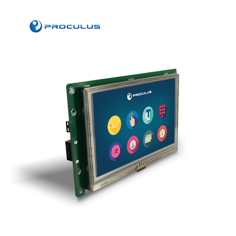 Proculus 5 дюймов uart tft сенсорный Модули ЖК-экран дисплей модуль гибкие солнечные панели для небольшого ЖК-дисплей