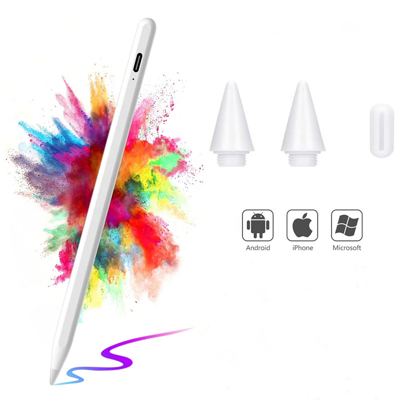 3 в 1 Универсальный 2021 Цифровой Стилус для Apple Pencil ipad Сенсорный экран/Android/телефон/ноутбук