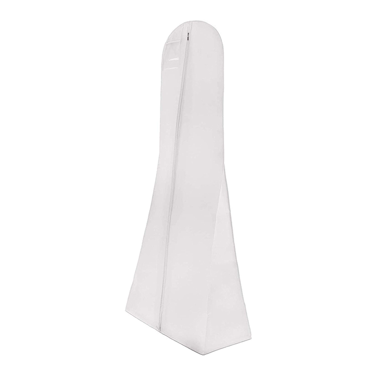 Eco friendly dustproof nonwoven wedding dress cover bag for garment clothes protector