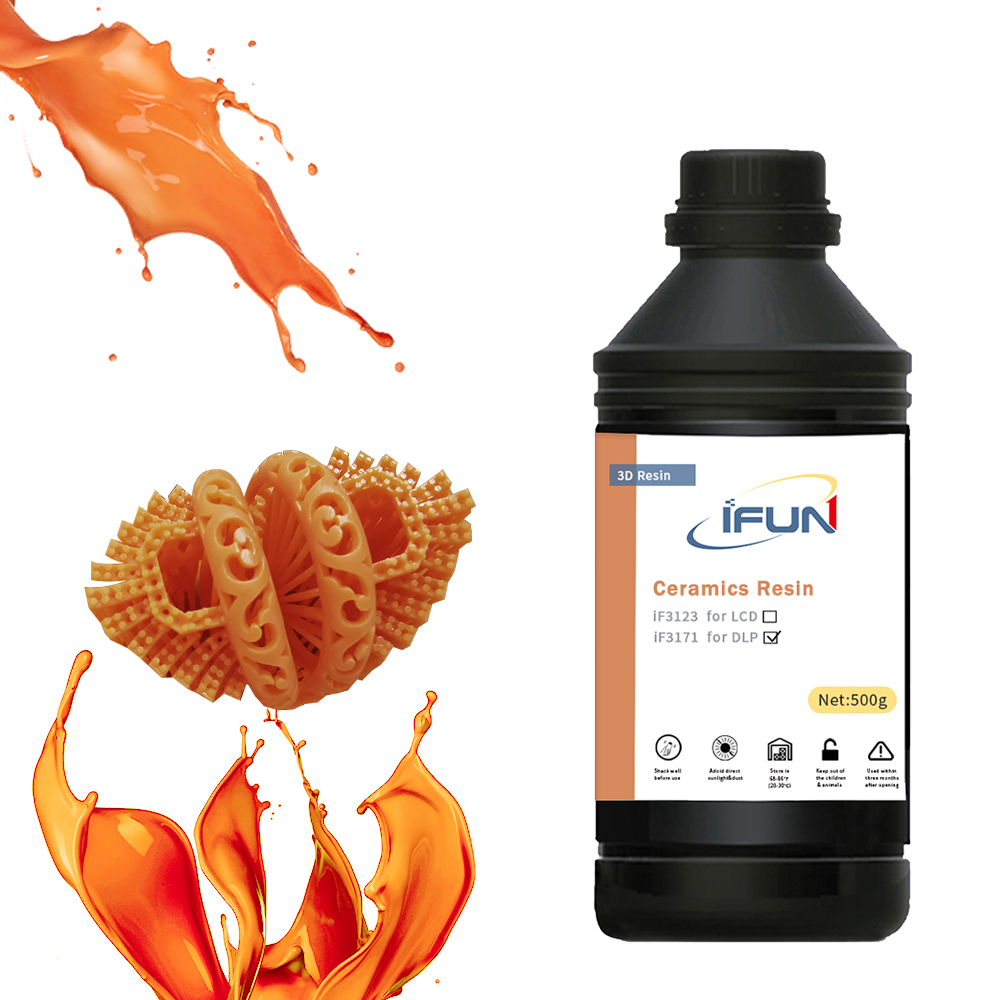Ifun dlp 3D принтер Керамика/Красный воск давление пластиковая смола для ювелирных изделий Высокая точность смолы