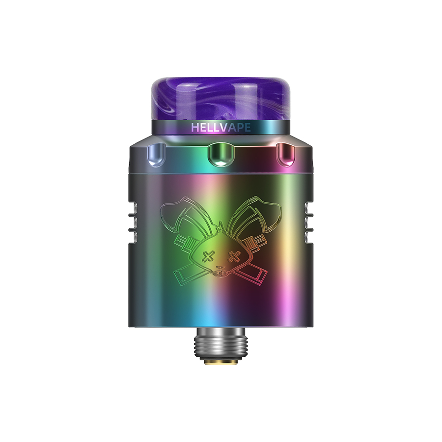 Лидер продаж, запчасти для вейпа, 100% Аутентичный атомайзер для вейпа hellvape dead rabbit 3 rda 24 мм
