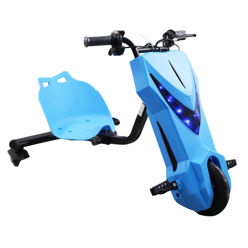 DP106 cooltoy Новый Детский Электрический дрейфующей Trike 3 колесный самобалансирующийся Дрифт электроскутер с передняя светодиодная подсветка солнечный свет для дневного света