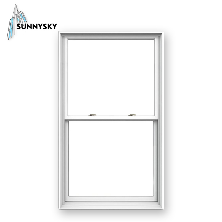 Сделанное на заказ виниловое эффективное upvc в Дели двойное окно для обслуживания