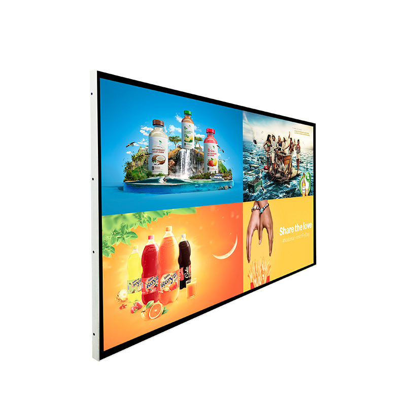 32 43 49 55inch Narrow bezel Menu board wall LCD wall advertising digital menu board for advertising business