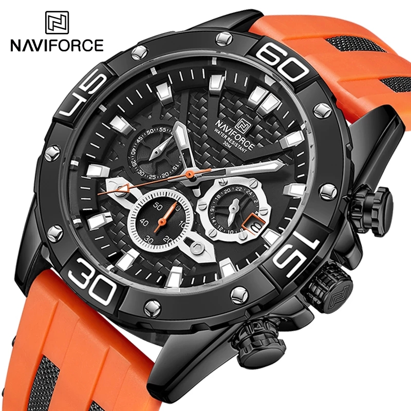 NAVIFORCE Watch Men Wrist 8019 Fashion Dropshipping Mens Quartz Watches Minimalist Sport Waterproof Clock Relogio Masculino