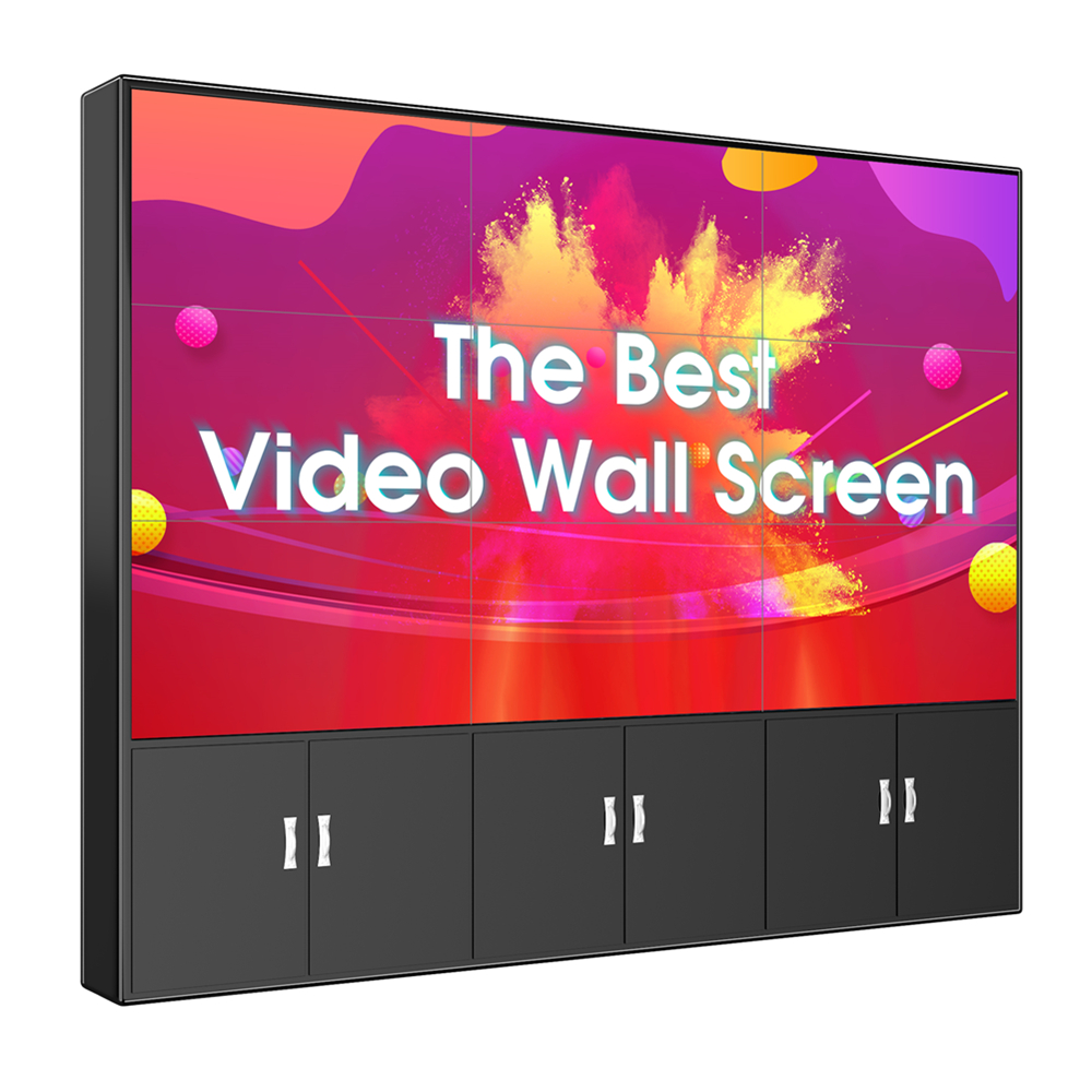 4K внутреннее низкая цена 55 "для крепления на панель 3x3 процессор видеостены контроллер реклама экран не Дисплей LCD Видео стена