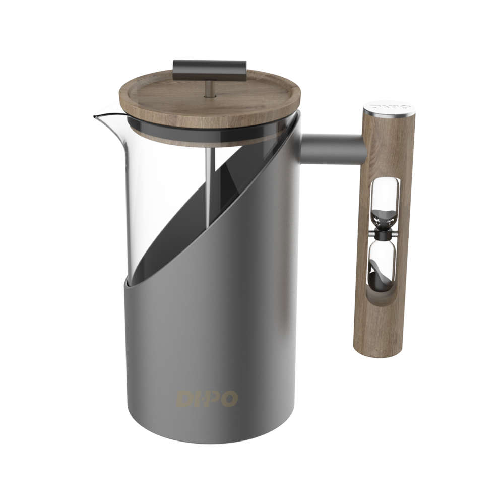 DHPO 800ml french press hand made coffee press maker for home and cafes and roasters