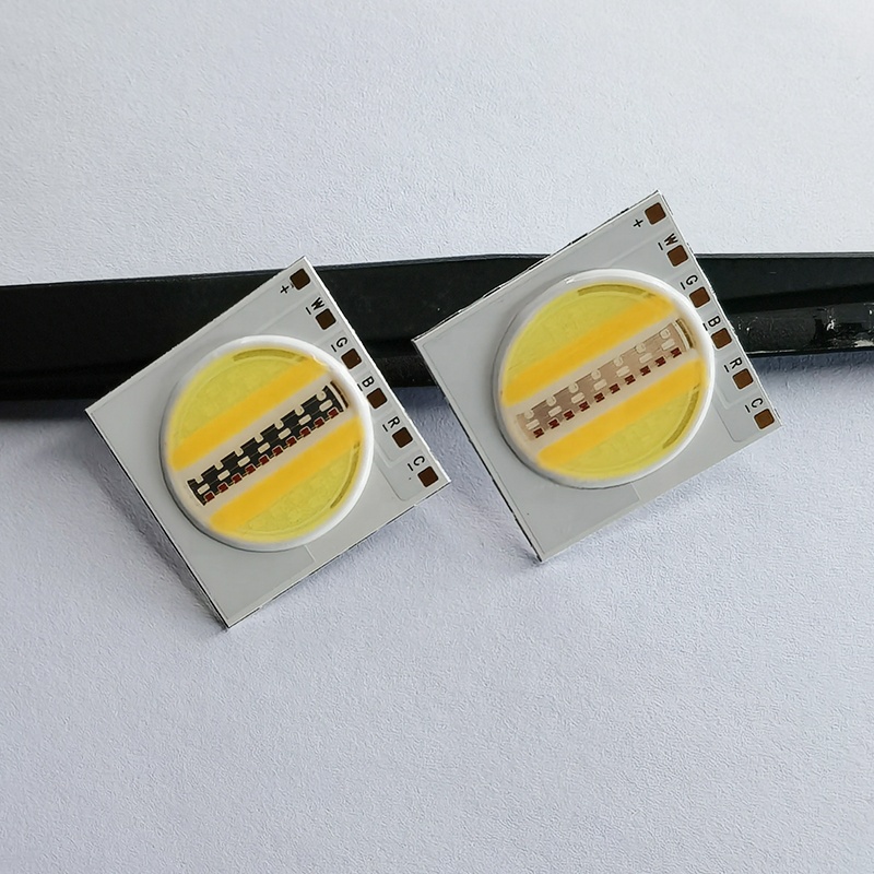 2021 hot selling cob led 25w module chip RGB+3000K Warm white RGBW RGB CCT 1919 cob led diode