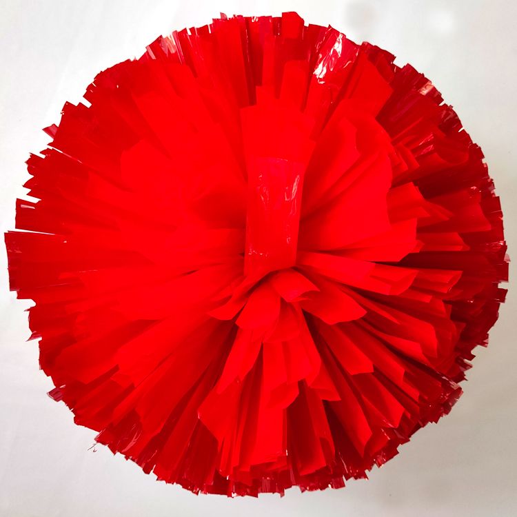 Chinese Manufacturer Plastic PomPom Blue Cheerleader Long PomPom
