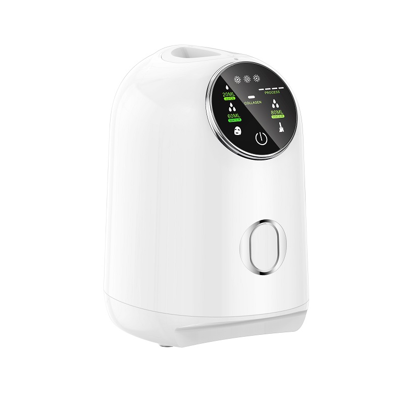 2021 OEM Logo Facial Treatment Diy Automatic Facial Fruit Mask Machine With Smart Lcd Screen