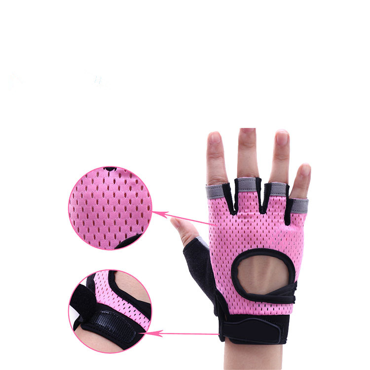 Wholesale Women Training Black Weight Lifting breathable Gym Fitness Gloves