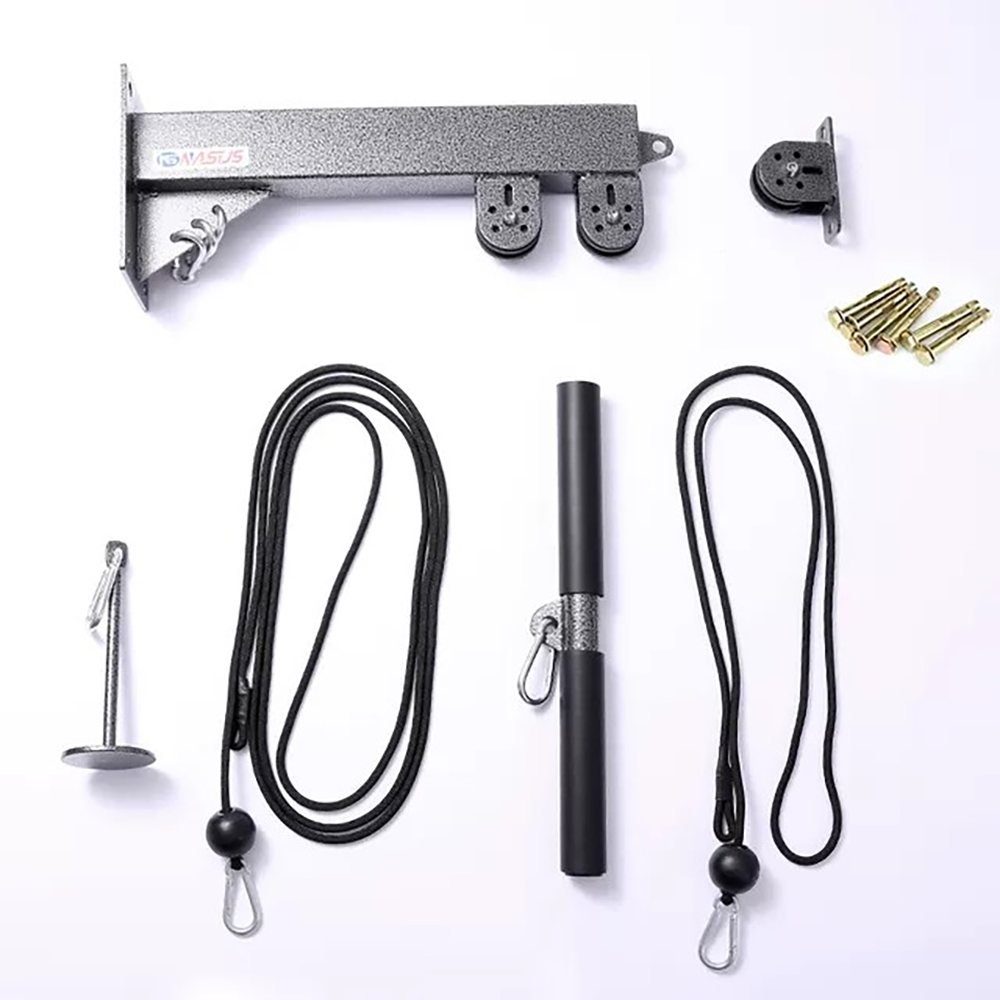 FDBRO Wholesale DIY Wall Pulley Fitness Muscle Trainer Steel Pulley Cable Machine Attachment Triceps Biceps Pulley System