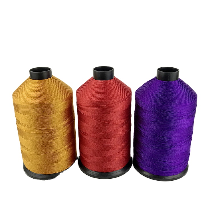 250G FDY 100% полиэфирная пряжа, высокопрочная швейная нить для обуви, ткацкая пряжа, вязальная нить 840D/3