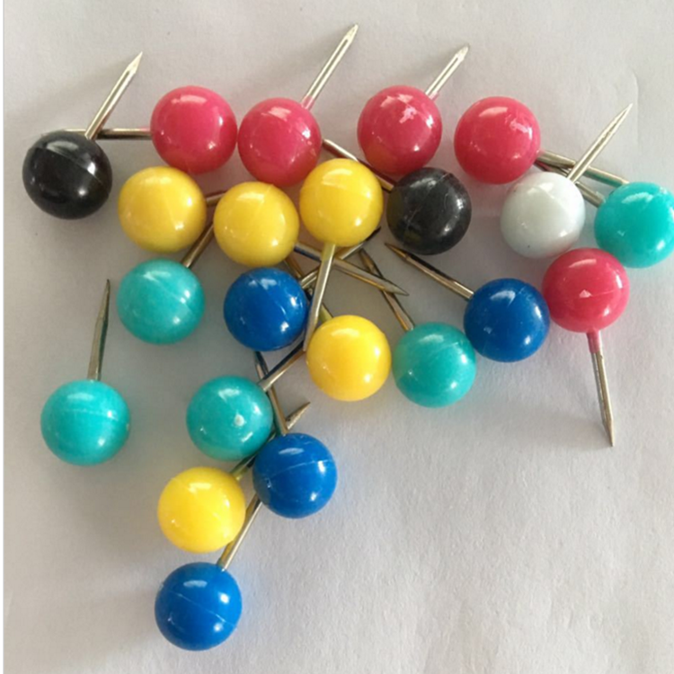 Заводская основная продукция пластиковая круглая шаровая Головка push pin Карта push pin