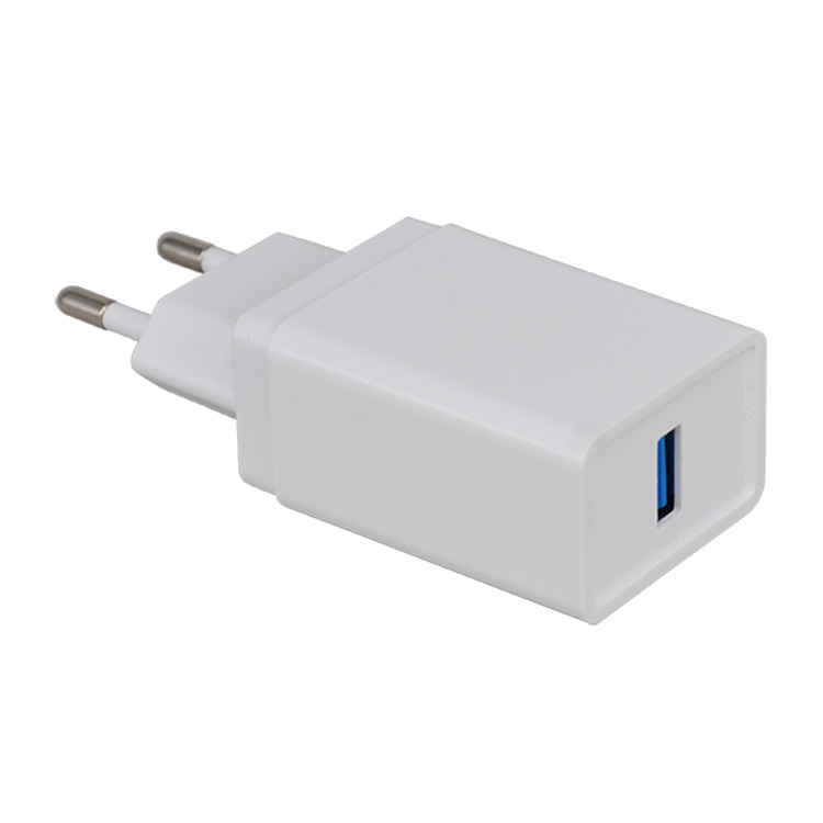 Компактный размер 5 в 3A ЕС plug белый быстро зарядные устройства мобильного телефона 18 Вт зарядное устройство с qc3.0
