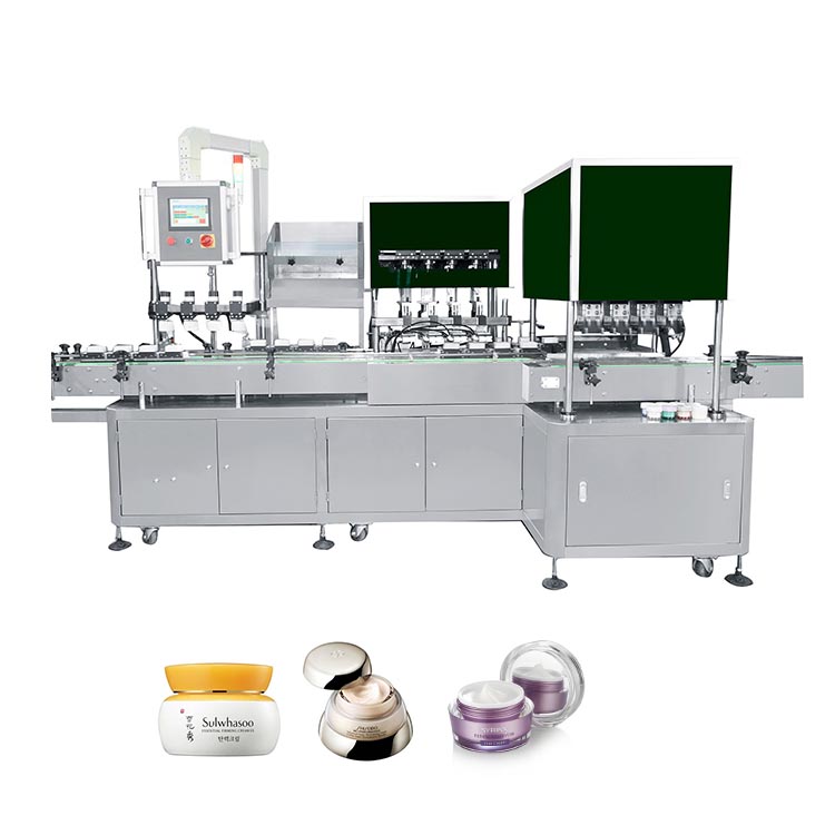 Automatic Linear Type 10 to 250 ml Bottle Can Liquid Paste Lotion Hair Spray Gel Wax Beauty Face Cosmetic Cream Filling Machine
