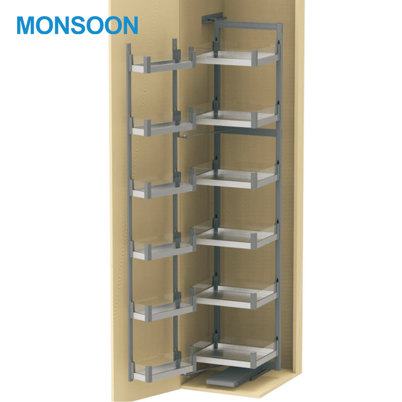 MONSOON, кухонный шкаф, блок, проволока, деревянная корзина, кухонная корзина для хранения, высокий блок
