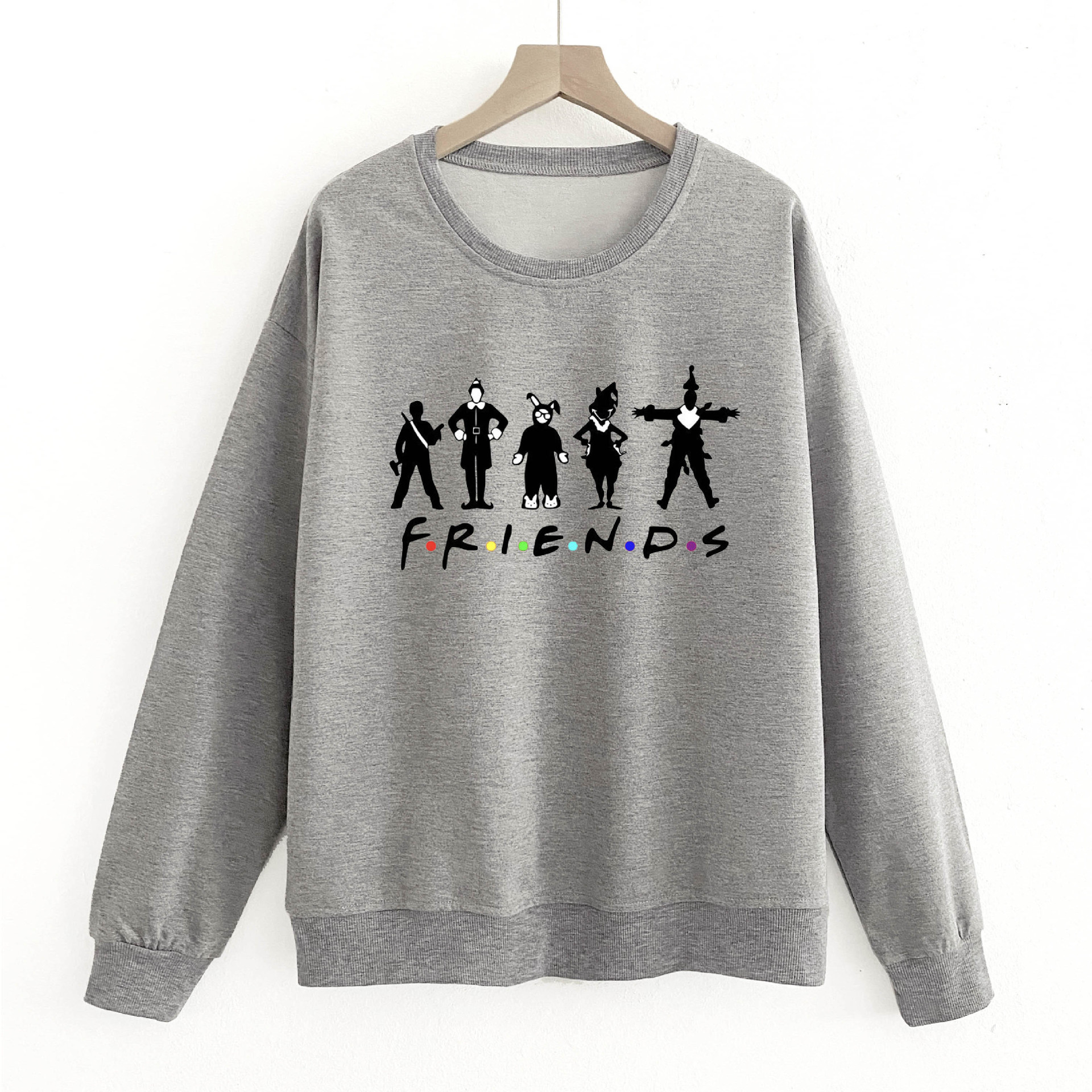 Dropshipping Women's Print Top Custom sweatshirts crew neck Pullovers Streetwear character graphic t shirts Casual Wear
