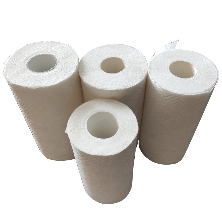 Hot Sell Jumbo Kitchen Paper Towel Roll Kitchen Absorb Oil Disposable Paper Towels