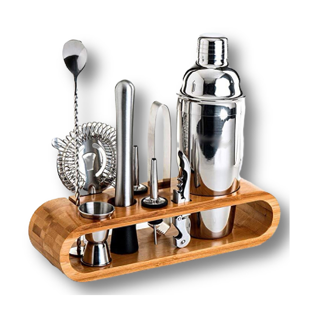 New Style Kit Bartender Cocktail Cards Book Shaker Stand Bar Accessories For The Home Bar Set