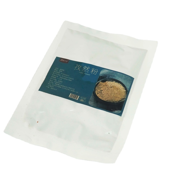 Best Price Superior Quality White Bagged Original Taste Plastic Bag 50g Cumin Powder