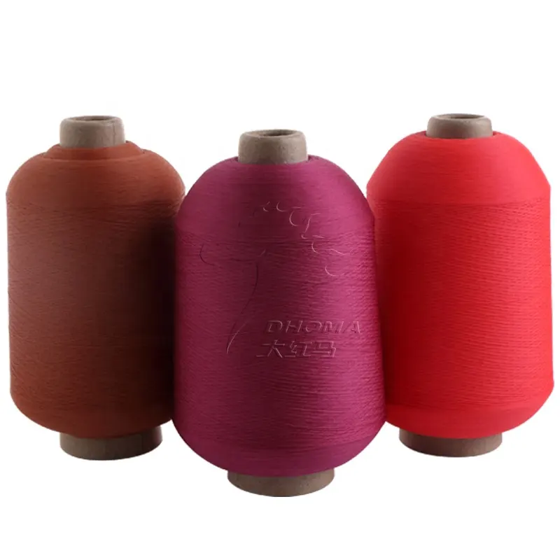 Hank dye 75D/36F/2 Polyester stretch yarn for weaving