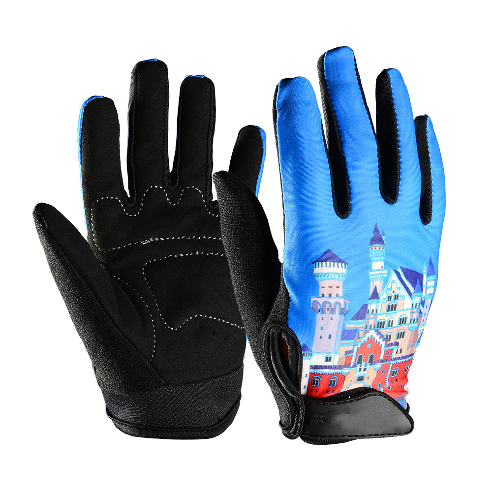 Hot sale on Amazon kids cycling gloves bicycle anti-shock sports bike bicycle glove absorb sweat glove bicycle sport