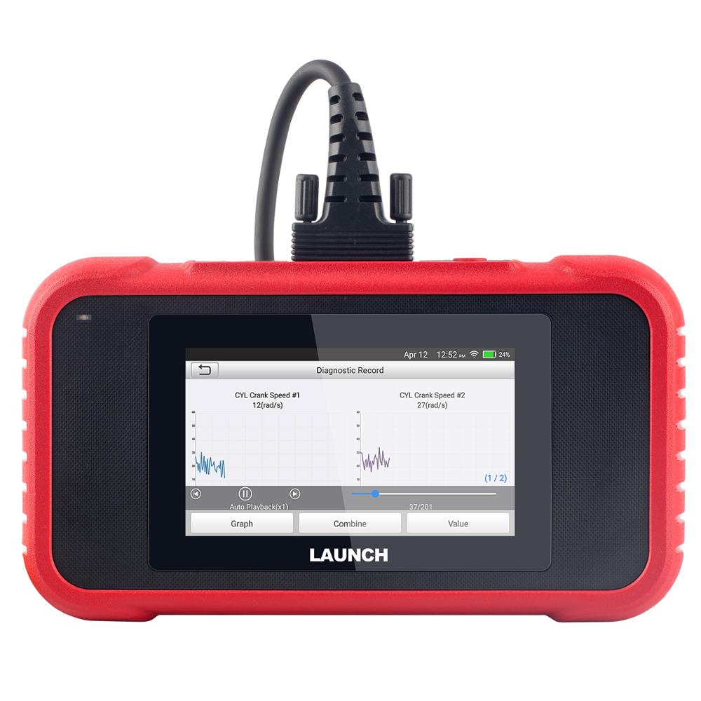 Запуск X431 CRP123E OBD2 англ ABS подушка безопасности система пассивной безопасности на авто диагностический инструмент сканирования 123E читатель Кода OBDII сканера pk CRP123 Creader Pro