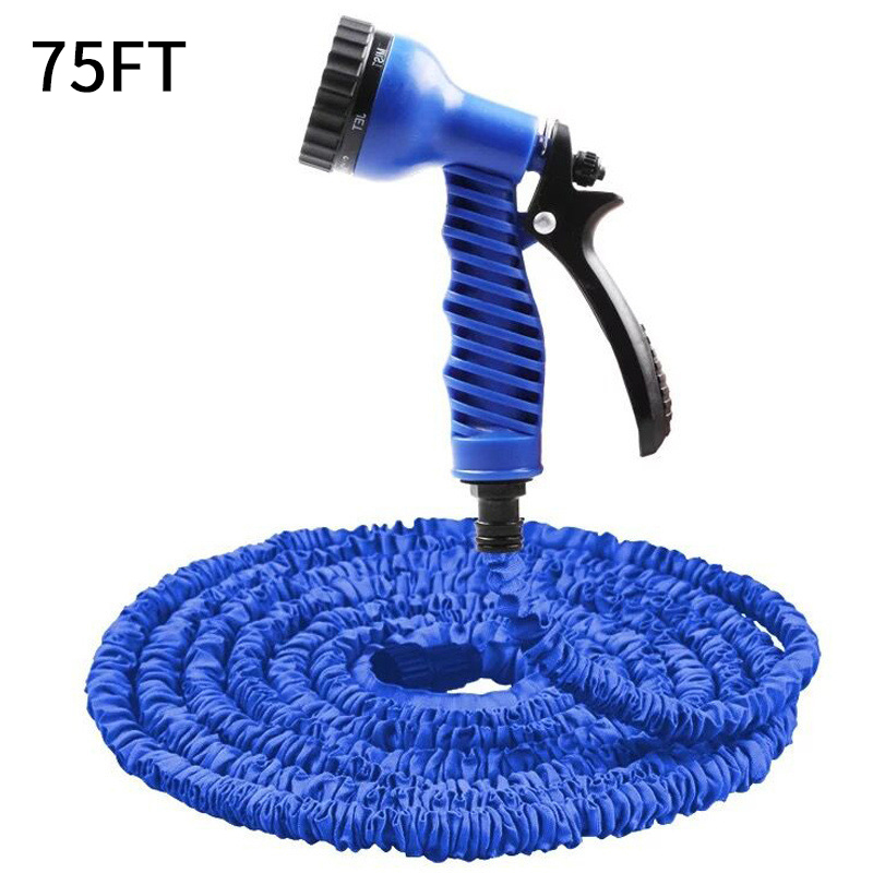 Mini Retractable High Pressure 7 Patterns Expandable Garden Hose Set High Quality 75ft Expandable Hose