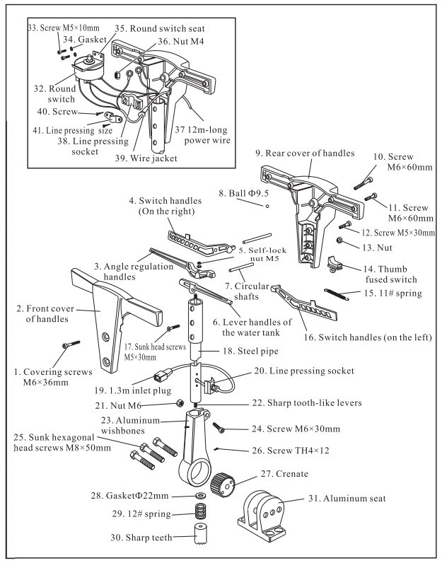 SC002 175rpm New Design Commercial Concrete Floor Polisher Machine