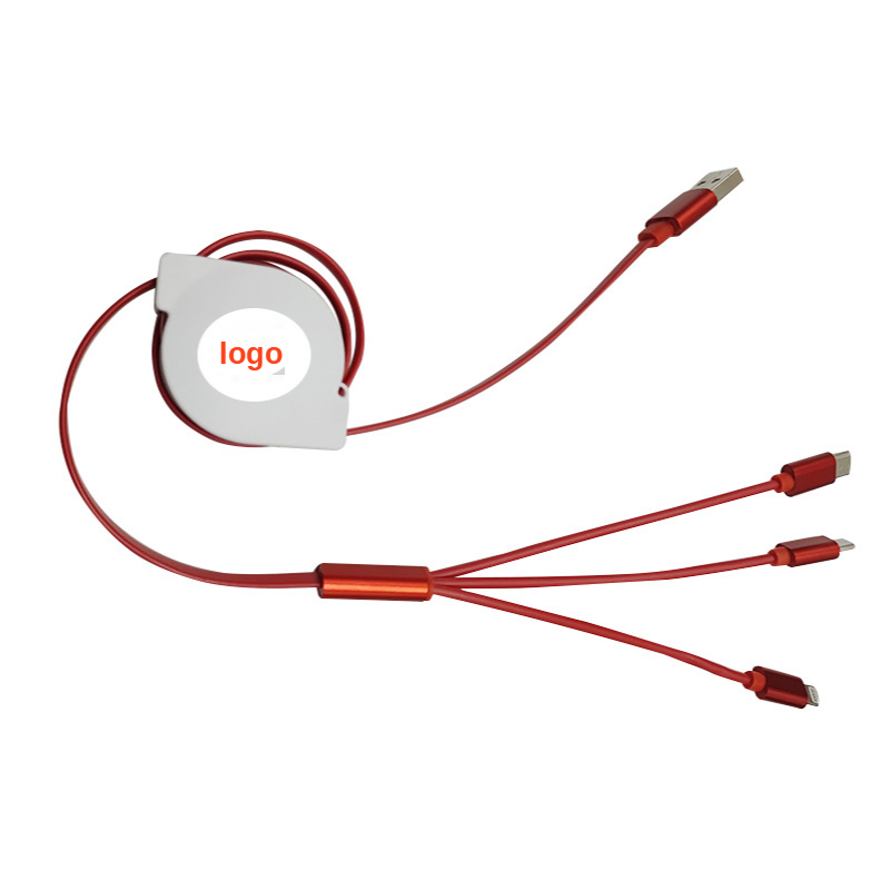 Оптовая продажа, высокоскоростной Usb-кабель для зарядки и передачи данных 1 м 3 в 1