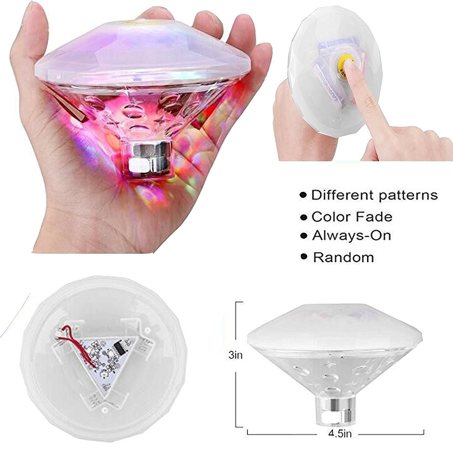 100% Waterproof IP68 LED Underwater Light Swimming Pool Light