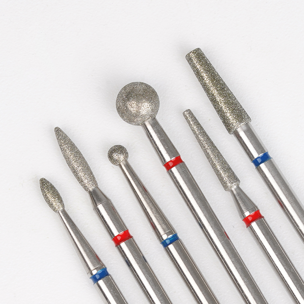 Hot Selling Top 3/32'' Cuticle Bit Kits/Diamond Nail Drill Bit Tools Professional Nail And Foot Care Manicure Nail Drill Bit Set
