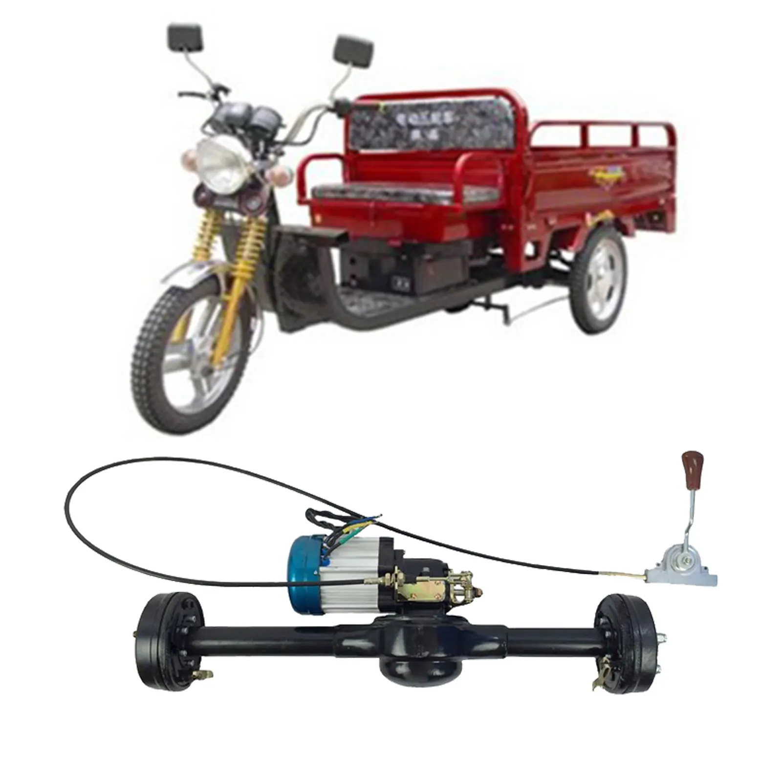 electric rickshaw tricycle motor 1kw 1.2kw 1.5kw 48V 72V electric e rickshaw tricycle car motor conversion kit